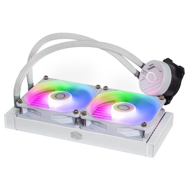 Cooler Master MasterLiquid 240L Core ARGB White Procesador Kit de enfriamiento líquido 12 cm Blanco - Imagen 3