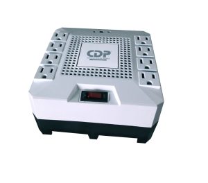 CDP R-AVRPRO1808 regulador de voltaje 8 salidas AC 120 V Negro, Blanco