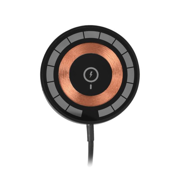Perfect Choice PC-241041 cargador de dispositivo móvil Smartphone Negro USB Cargador inalámbrico Interior