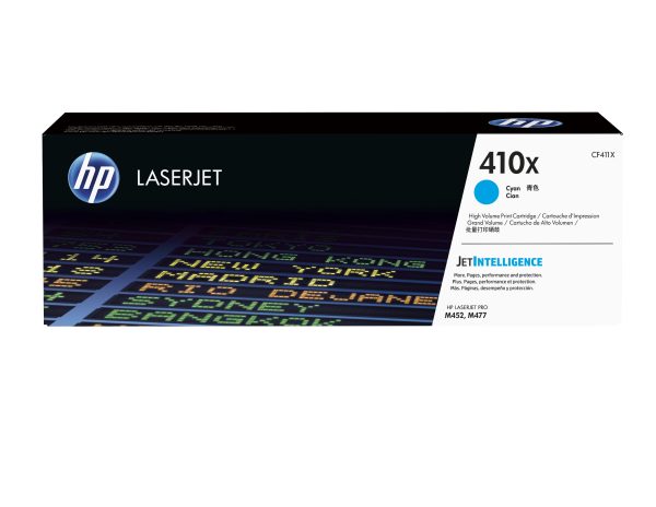 HP Cartucho de tóner original LaserJet 410X cian de alta capacidad