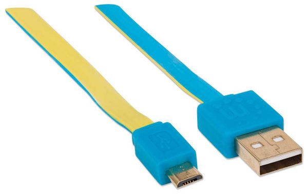 Manhattan Cable plano de Alta Velocidad Micro-B USB - Imagen 2