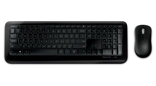 Microsoft Wireless Desktop 850 teclado Ratón incluido Oficina RF inalámbrico Español Negro - Imagen 3