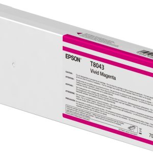 Epson Singlepack Vivid Magenta T804300 UltraChrome HDX/HD 700ml cartucho de tinta 1 pieza(s) Original