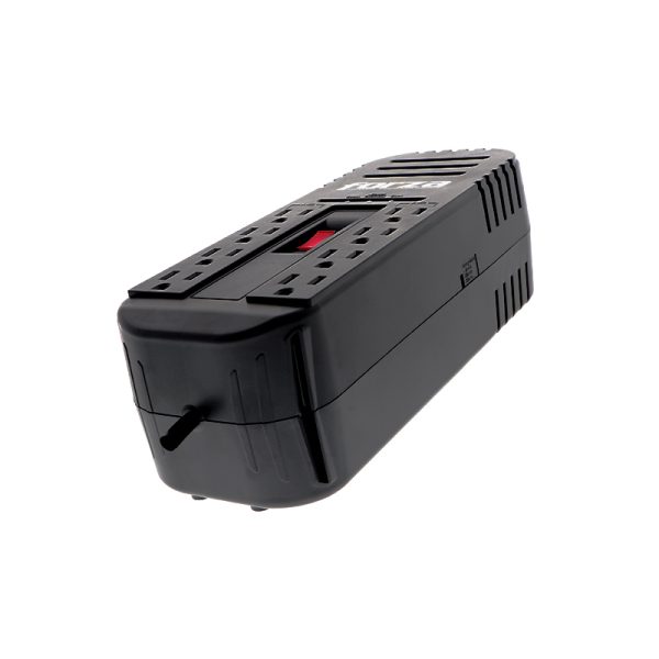 Forza FVR-2201 regulador de voltaje 8 salidas AC 115 V Negro - Imagen 2