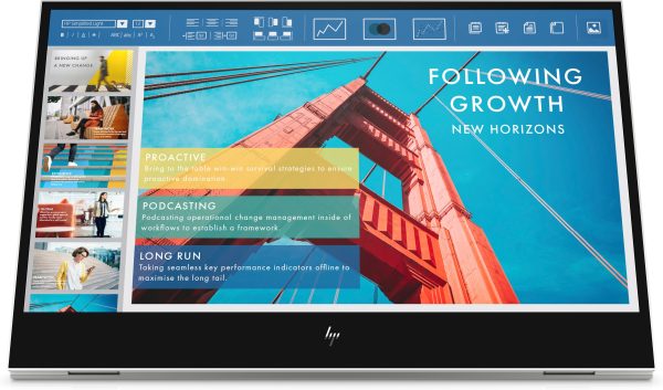 HP E-Series E14 G4 monitor de computadora 35.6 cm (14") 1920 x 1080 Pixeles Full HD LED Blanco