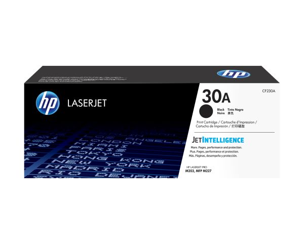 HP Cartucho de tóner Original LaserJet 30A negro