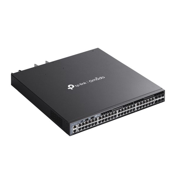 TP-Link Omada SG6654XHP dispositivo de redes Gestionado L3 Gigabit Ethernet (10/100/1000) Energía sobre Ethernet (PoE) 1U Negro - Imagen 4