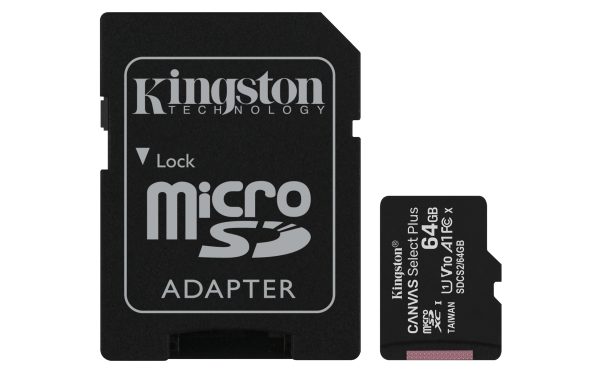Kingston Technology Canvas Select Plus 64 GB MicroSDXC UHS-I Clase 10