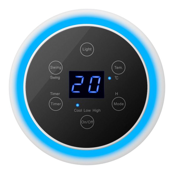 Steren SHOME-HEAT calefactor eléctrico Interior Negro, Blanco 1500 W Ventilador eléctrico de calentador de ambiente - Imagen 2