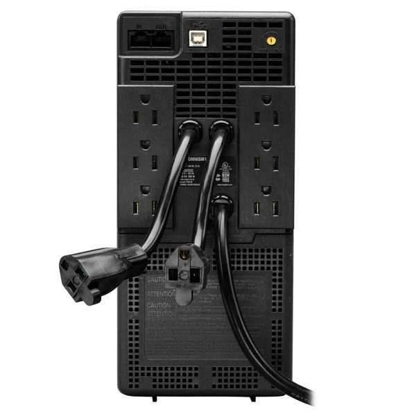 Tripp Lite OMNIVS1000 UPS No Break OmniVS Interactivo en Línea No Break de 120V, 1000VA y 500W, Torre, Puerto USB - Imagen 2