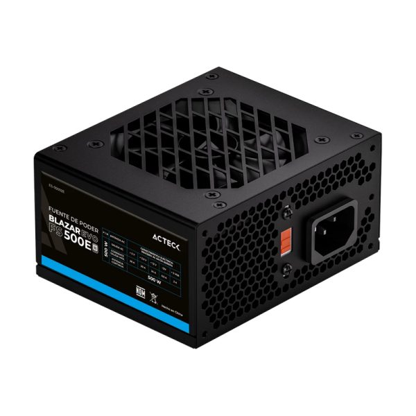 Acteck Blazar Evo FS500E unidad de fuente de alimentación 500 W 20+4 pin ATX SFX Negro - Imagen 3