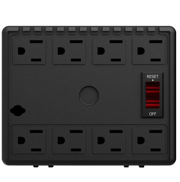 Complet RPLUS 1300 regulador de voltaje 8 salidas AC 100 - 140 V Negro - Imagen 2