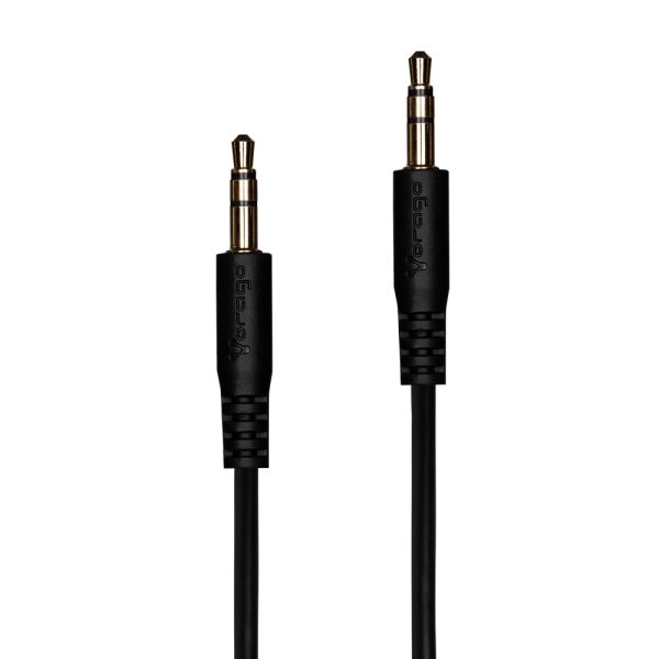 Vorago CAB-A01B cable de audio 1 m 3,5mm Negro - Imagen 2