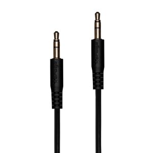 Vorago CAB-A01B cable de audio 1 m 3,5mm Negro