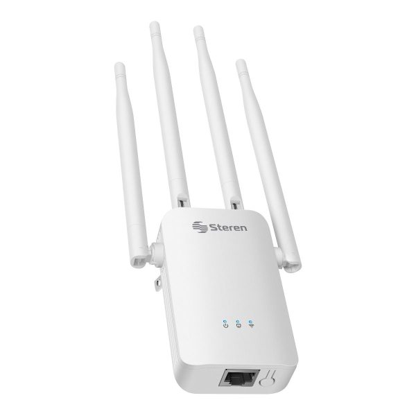 Steren COM-8100 router inalámbrico Ethernet Banda única (2,4 GHz) Blanco - Imagen 2