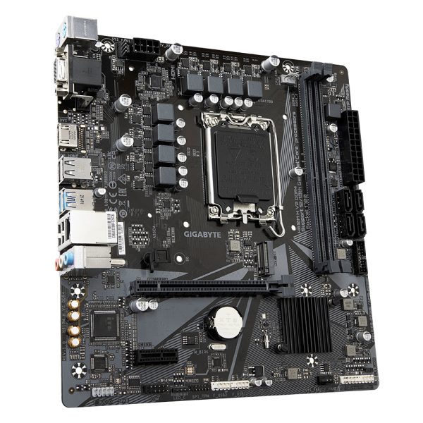 GIGABYTE H610M H V2 DDR4 placa base Intel H610 Express LGA 1700 Micro ATX - Imagen 3