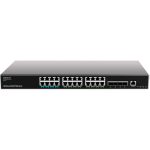 Grandstream Networks GWN7813P dispositivo de redes Gestionado L3 Gigabit Ethernet (10/100/1000) Energía sobre Ethernet (PoE) Gris