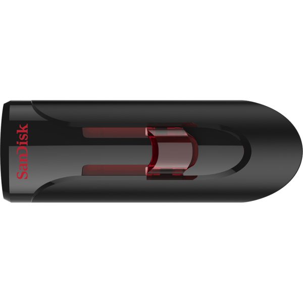 SanDisk UFM 128GB USB CRUZER GLIDE 3.0 unidad flash USB USB tipo A 3.2 Gen 1 (3.1 Gen 1) Negro, Rojo - Imagen 2