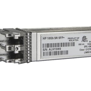 HPE BladeSystem c-Class 10Gb SFP+ SR Transceiver módulo de red del transceptor Fibra óptica 10000 Mbit/s SFP+ 850 nm