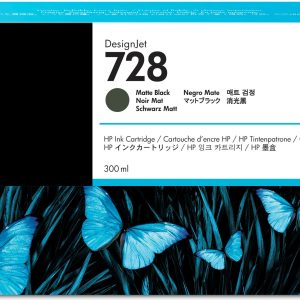 HP Cartucho de tinta DesignJet 728 negro mate de 300 ml