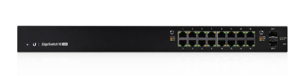 Ubiquiti ES-16-150W dispositivo de redes Gestionado L2/L3 Gigabit Ethernet (10/100/1000) Energía sobre Ethernet (PoE) Negro - Imagen 4