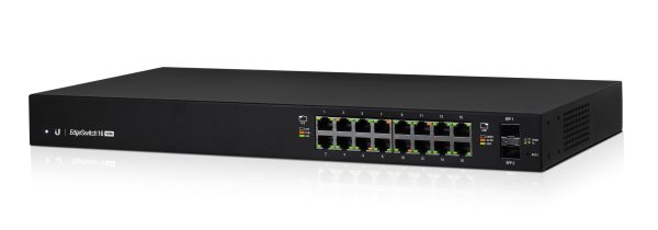 Ubiquiti ES-16-150W dispositivo de redes Gestionado L2/L3 Gigabit Ethernet (10/100/1000) Energía sobre Ethernet (PoE) Negro