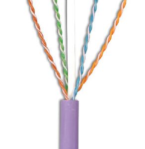Siemon Cat. 6A UTP 305m cable de red Violeta Cat6a U/UTP (UTP)