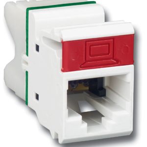 Siemon MX6-F01 tomacorriente RJ-45 Negro