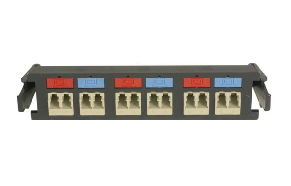 Siemon RIC-F-LC12-01C adaptador de fibra óptica LC 1 pieza(s) Beige, Negro, Azul, Rojo - Imagen 2