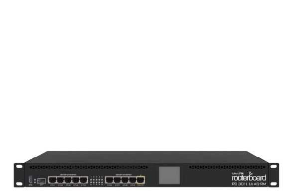 Mikrotik RB3011UIAS-RM router Gigabit Ethernet Negro - Imagen 4