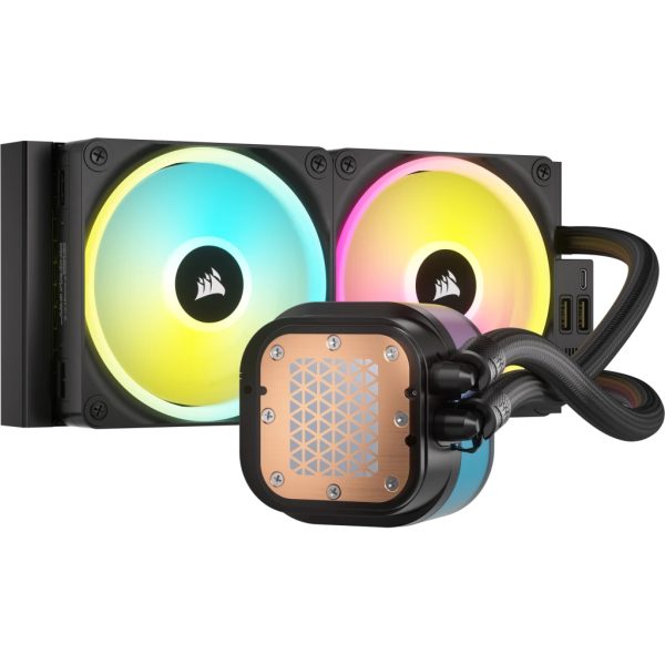 Corsair CW-9061007-WW sistema de refrigeración de computadora Procesador Enfriador de aire 12 cm Negro 2 pieza(s) - Imagen 3