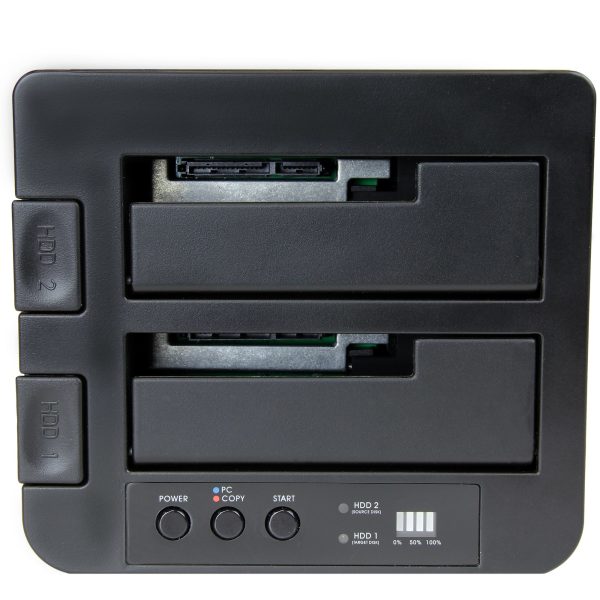 StarTech.com Duplicador Clonador Autónomo de Discos Duros o SSD SATA - Copiador de 2 Bahías - Base de Acoplamiento USB 3.1 (10Gbps) a Unidades SATA III de 2.5 o 3.5 Pulgadas - Imagen 4