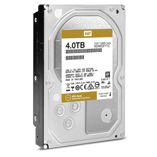 Western Digital Gold disco duro interno 4 TB 7200 RPM 128 MB 3.5" Serial ATA III - Imagen 2
