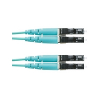 Panduit 1m, 2xLC cable InfiniBand y de fibra óptica LC CMR Turquesa