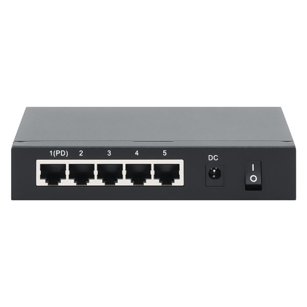 Intellinet PoE-Powered 5x Gigabit Gigabit Ethernet (10/100/1000) Energía sobre Ethernet (PoE) Negro