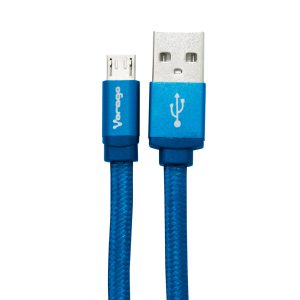 Vorago CAB-113 cable USB USB 2.0 1 m USB A Micro-USB B Azul