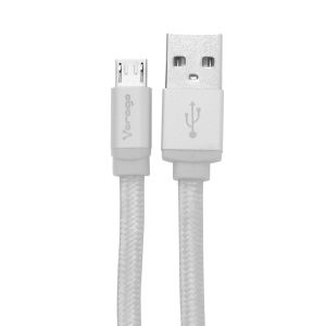 Vorago CAB-113 cable USB USB 2.0 1 m USB A Micro-USB B Blanco