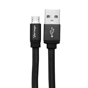 Vorago CAB-113 cable USB USB 2.0 1 m USB A Micro-USB B Negro