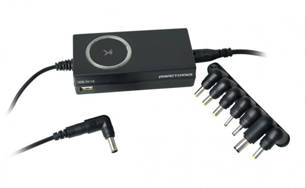 Perfect Choice PC-240747 adaptador e inversor de corriente Interior 65 W Negro - Imagen 4