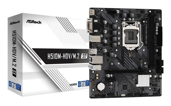 Asrock H510M-HDV/M.2 SE placa base Intel H470 LGA 1200 (Socket H5) micro ATX