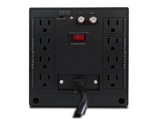 CDP R-AVR2408 regulador de voltaje 8 salidas AC 95-150 V Negro, Gris - Imagen 3