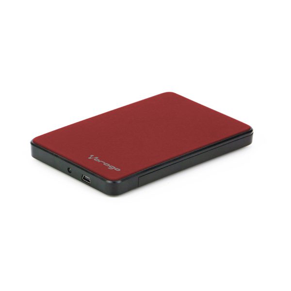 Vorago HDD-102/R disco duro externo 2 TB 2.5" USB 2.0 Rojo