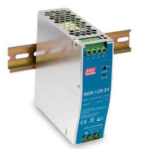 MEAN WELL NDR-120-24 unidad de fuente de alimentación 120 W Metálico