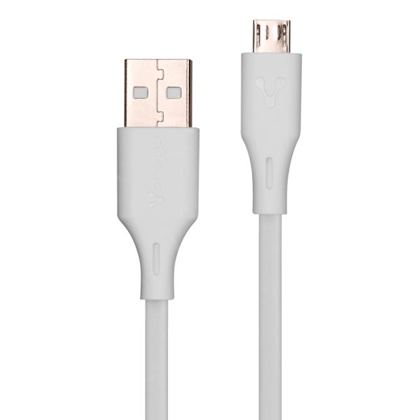 Vorago CAB-M01W cable USB 1 m Blanco - Imagen 2