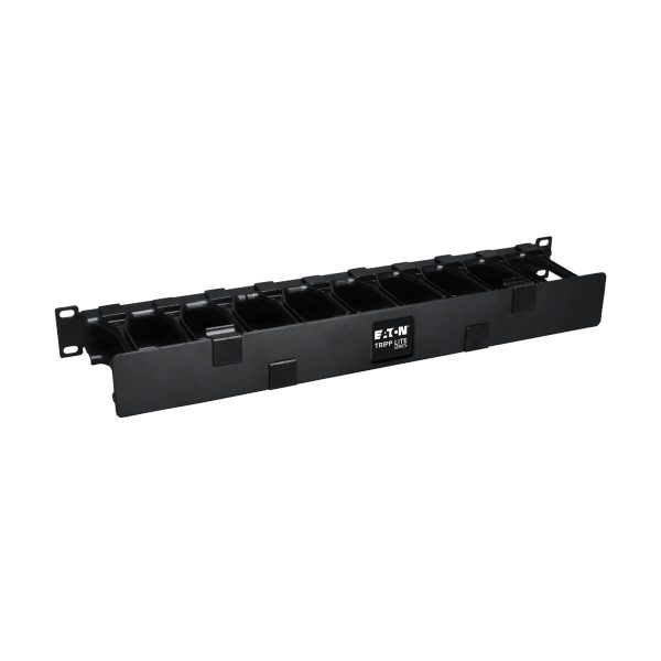 Tripp Lite SRCABLEDUCT1UHD Administrador De Cables Horizontal De 1U De Alta Capacidad (Conducto De Peine Con Tapa De Doble Bisagra)