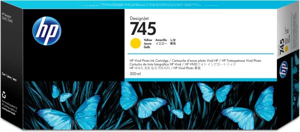 HP Cartucho de tinta DesignJet 745 de 300 ml amarillo