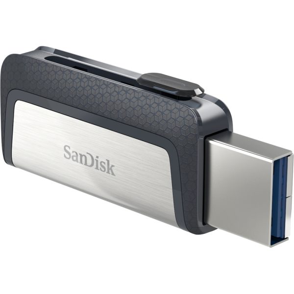 SanDisk Ultra Dual Drive USB Type-C unidad flash USB 64 GB USB Type-A / USB Type-C 3.2 Gen 1 (3.1 Gen 1) Negro, Plata - Imagen 3