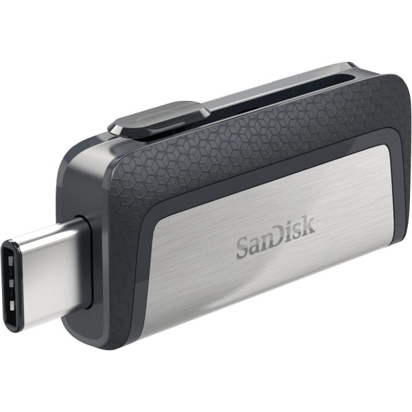 SanDisk Ultra Dual Drive USB Type-C unidad flash USB 64 GB USB Type-A / USB Type-C 3.2 Gen 1 (3.1 Gen 1) Negro, Plata - Imagen 2