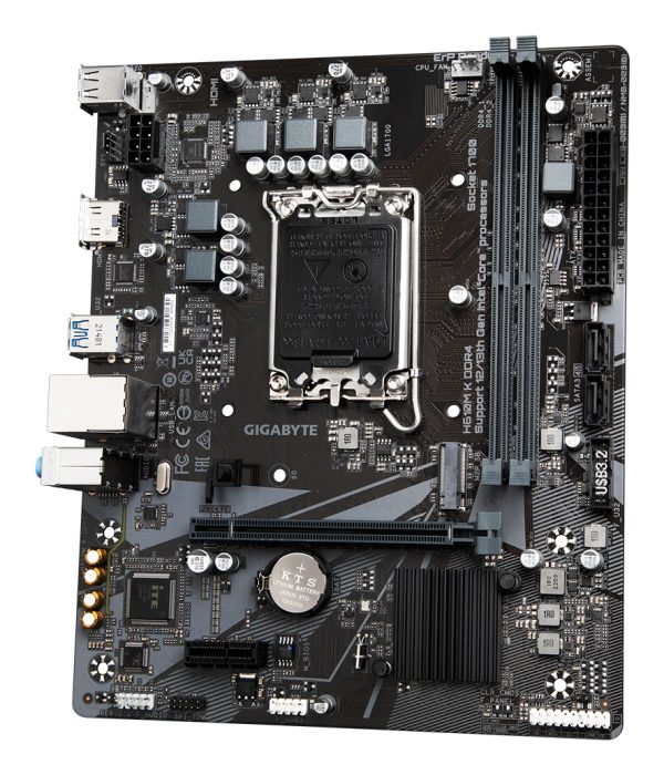 GIGABYTE H610M K DDR4 placa base Intel H610 Express LGA 1700 micro ATX - Imagen 4