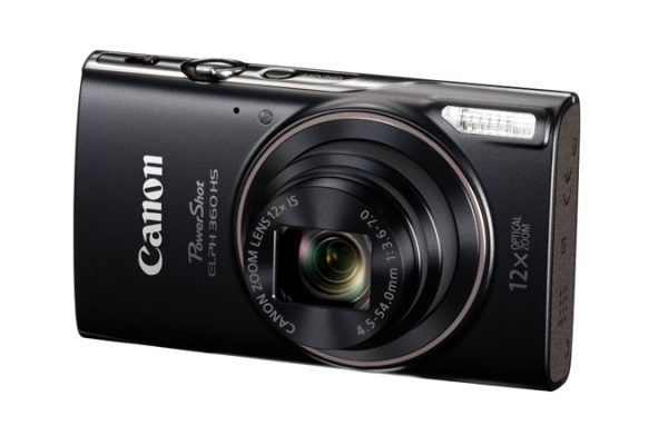 Canon PowerShot ELPH 360 HS 1/2.3" Cámara compacta 20.2 MP CMOS 5184 x 3888 Pixeles Negro - Imagen 2